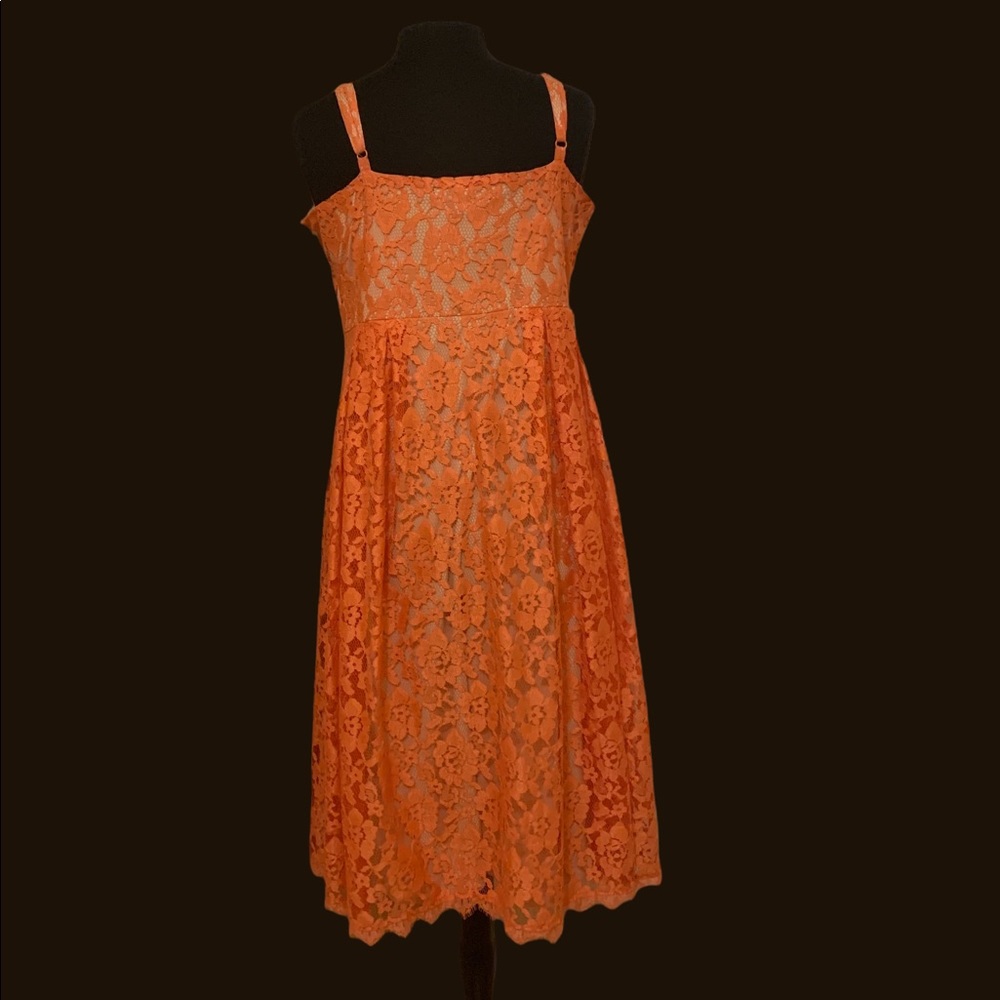 5 for $30.  Apt. 9 Coral Nude Lace Dress